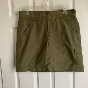 Lands End Safari Green Skort 8